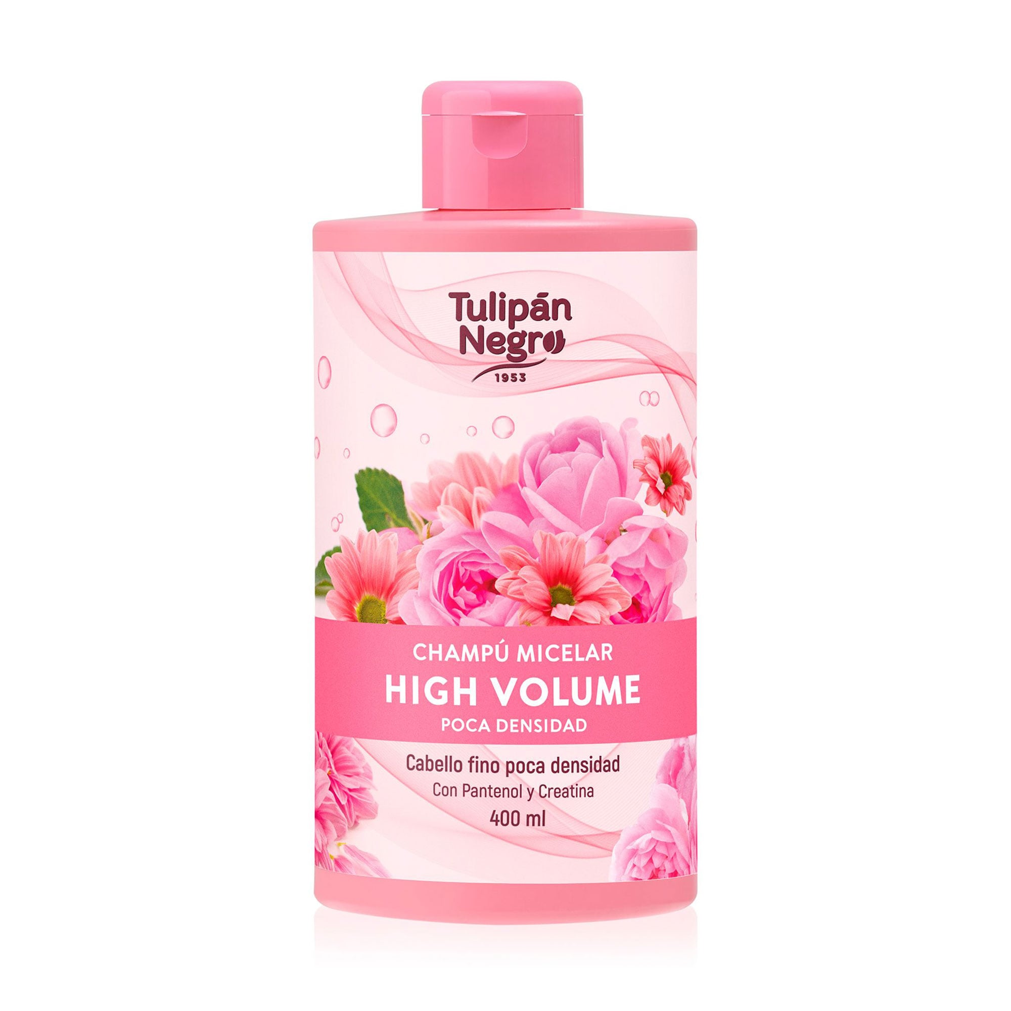 Міцелярний шампунь Tulipan Negro Shampoo для об'єму волосся, 400 мл